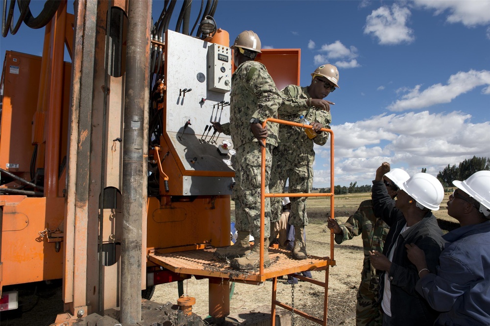 CBs help drill well in Ethiopia