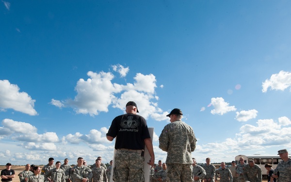 Army Reserve riggers support night airborne operation