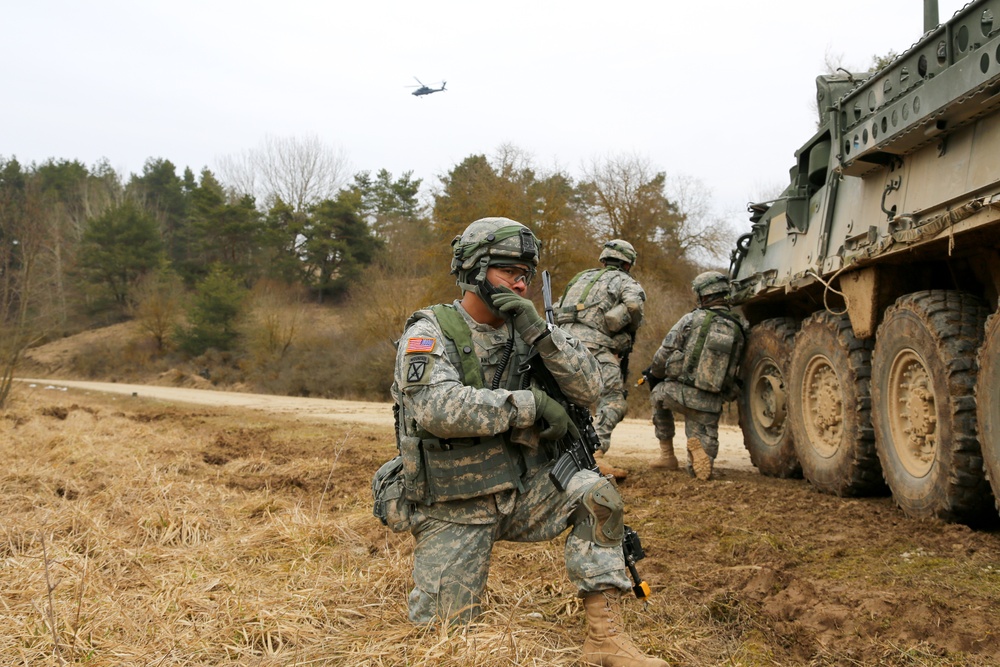 2nd Cavalry Regiment mission rehearsal exercise