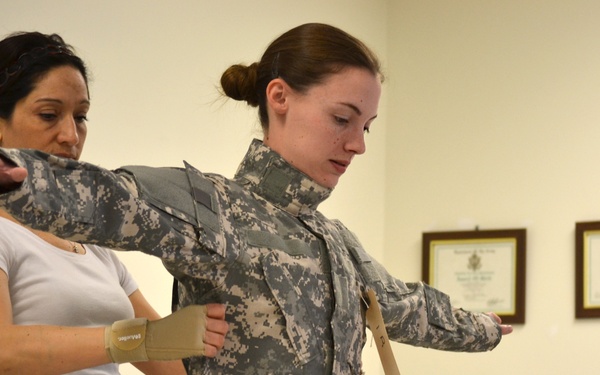 Female aviation personnel uniforms more fitting