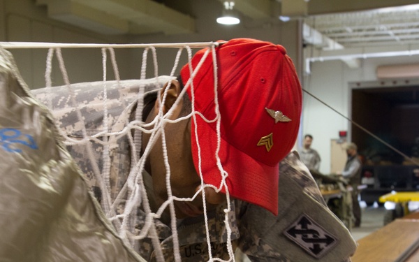 Army Reserve riggers support night airborne operation