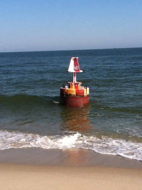 Coast Guard, Navy remove aground buoy