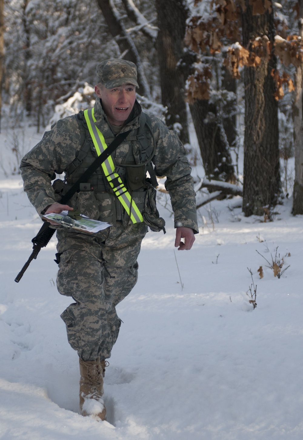 Soldiers compete at 372nd Engineer Brigade's Best Warrior Competition