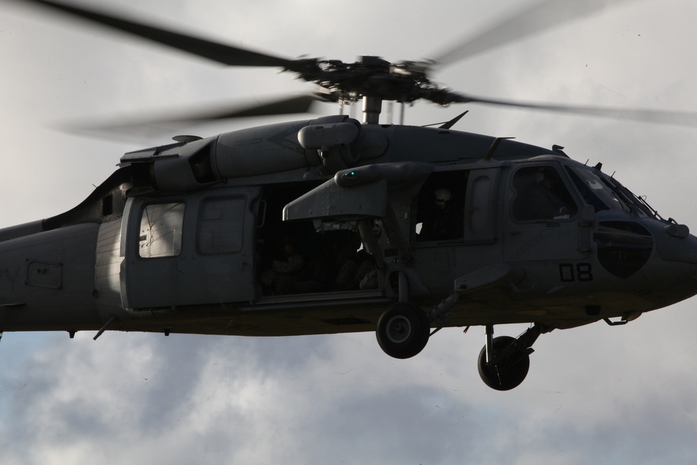 Marines Fast Rope During Guahan Shield