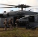 Marines fast-rope during Guahan Shield