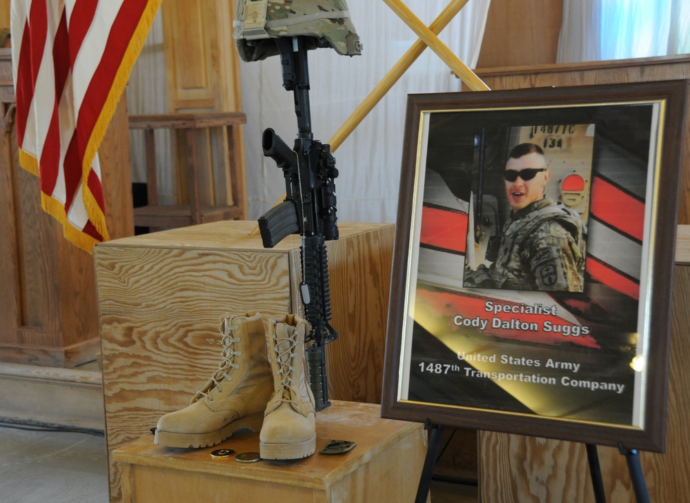 Task Force Provider honors fallen soldier in Kandahar, Afghanistan