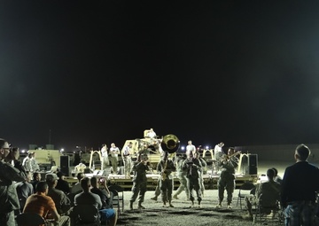 Recent AMC Band visit rocked Camp Redleg