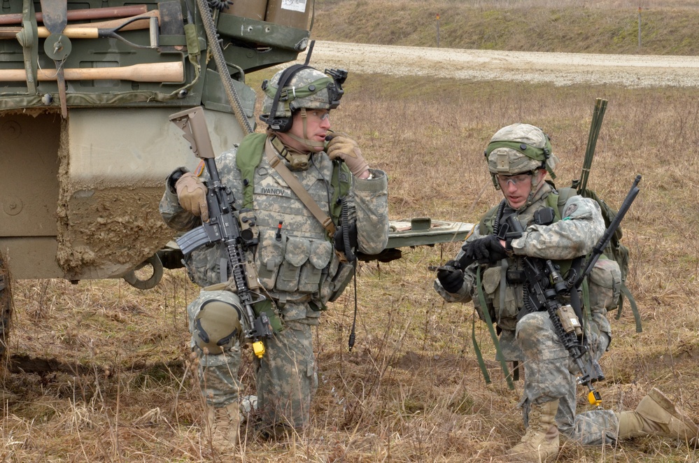 2nd Cavalry Regiment Mission rehearsal exercise