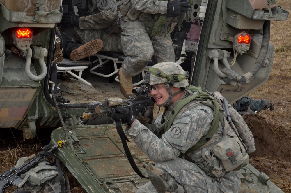 2nd Cavalry Regiment Mission rehearsal exercise