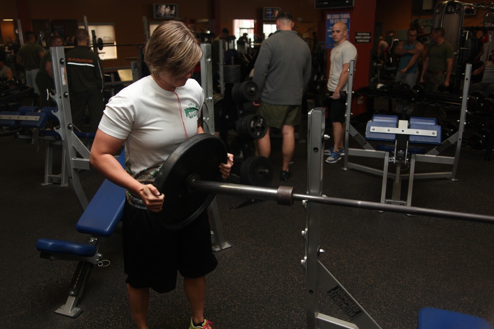 Join the club: Cherry Point weight lifters have goals to achieve in the gym