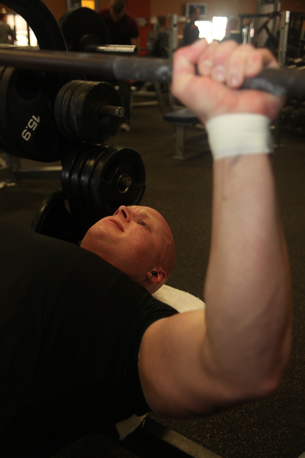 Competing To Be Top Dog: Bench press club lifts morale, strengthens motivation