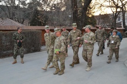 SHAPE senior enlisted adviser visits Kabul for conference with top Leaders