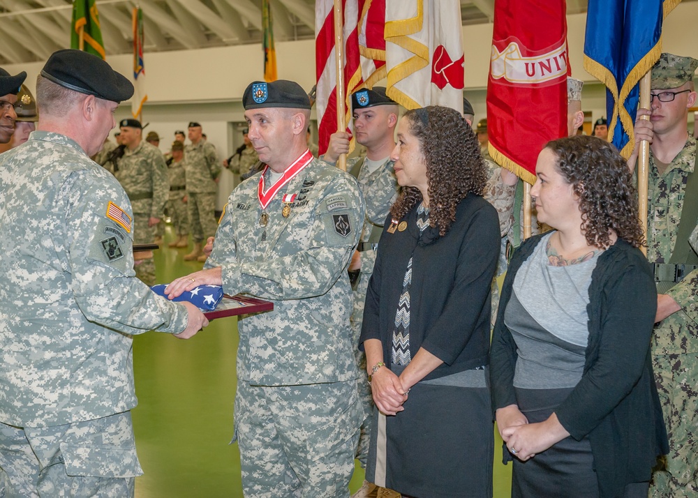 Fort Leonard Wood holds change of responsibility, retirement ceremony for top NCO