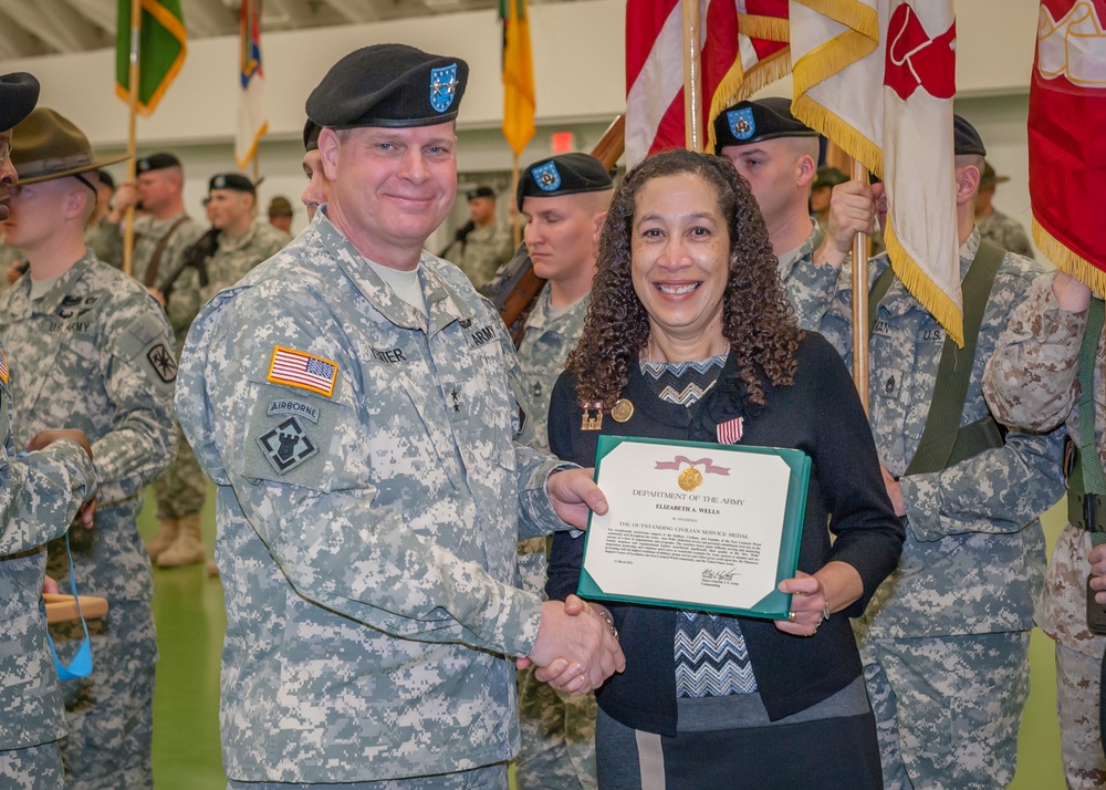 Fort Leonard Wood holds change of responsibility, retirement ceremony for top NCO