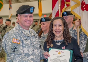 Fort Leonard Wood holds change of responsibility, retirement ceremony for top NCO