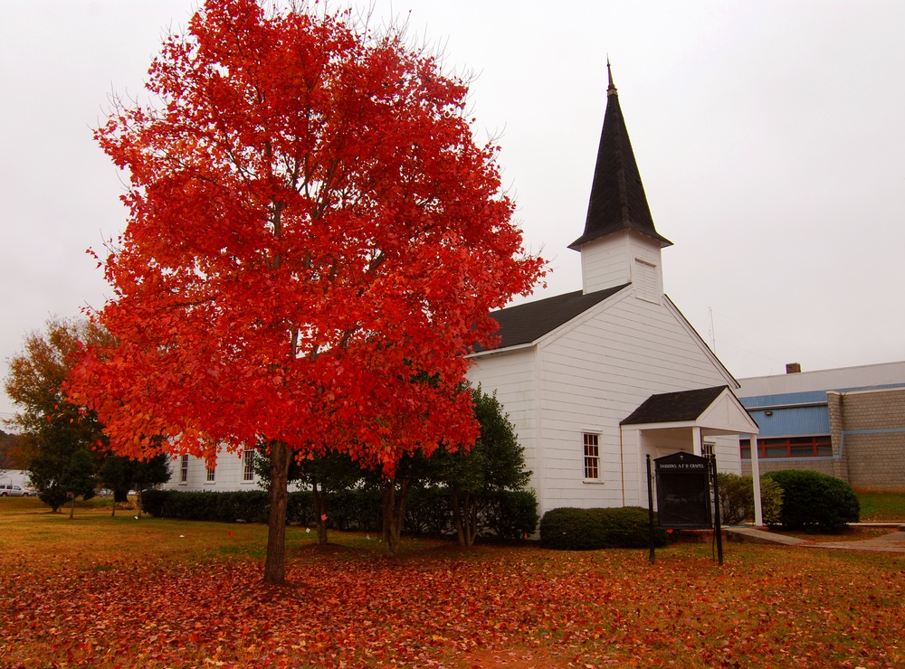 Dobbins chapel in the autumn