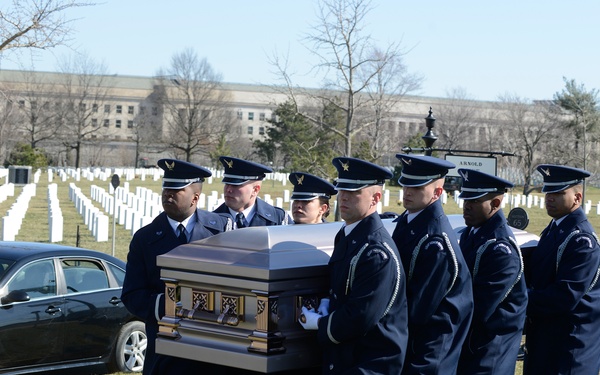 USAF HG female pallbearer honored to serve