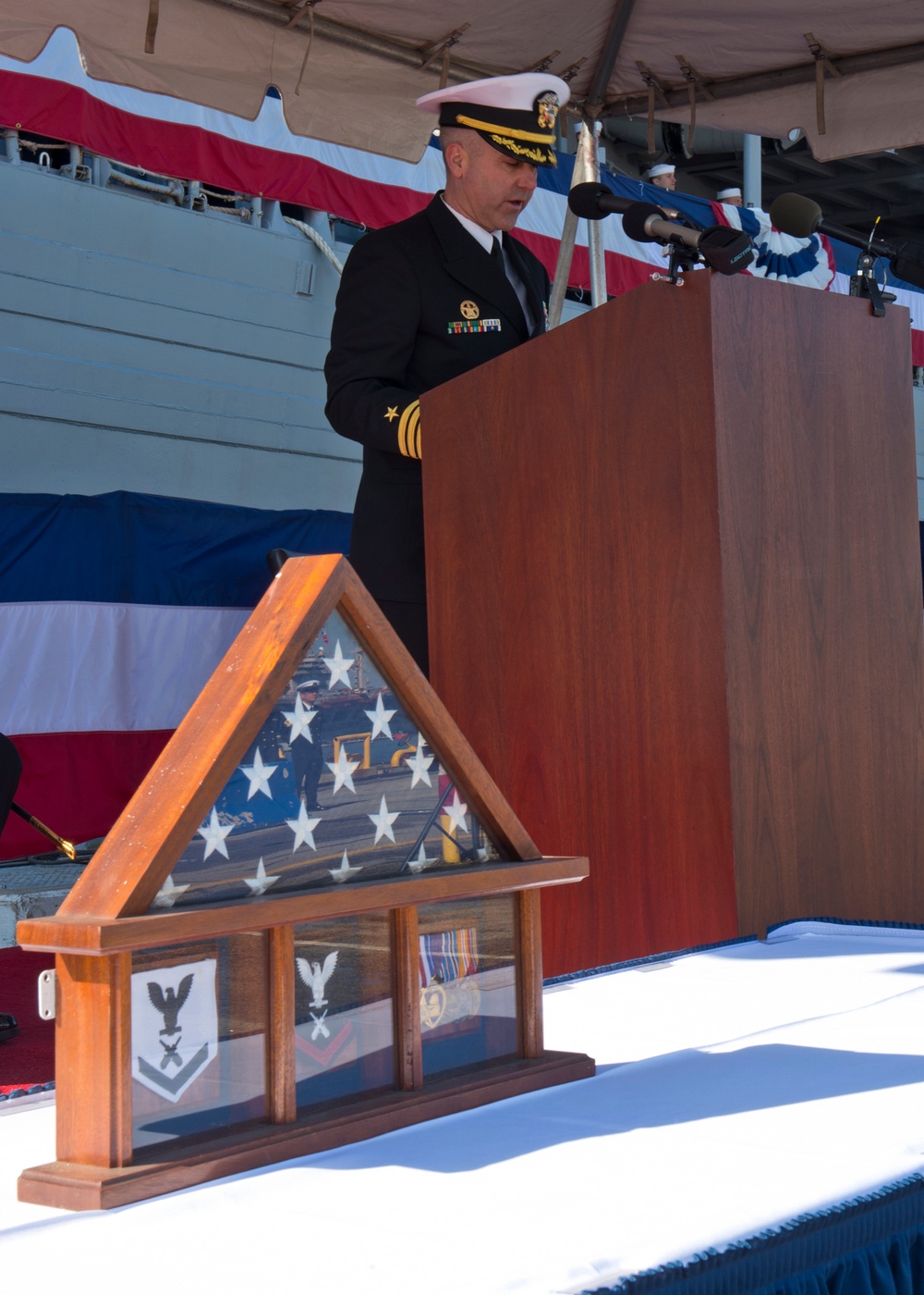 USS Carr decommissioning ceremony