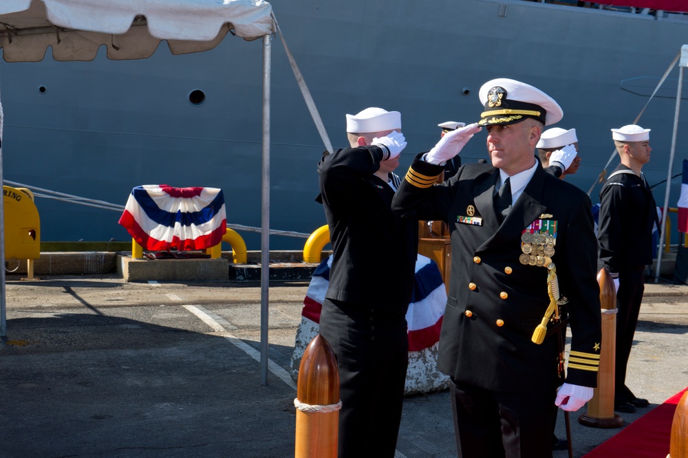 USS Carr decommissioning ceremony