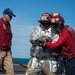 USS Dwight D. Eisenhower sailors drill