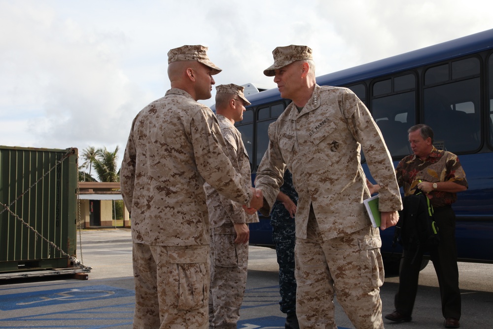 Assistant Commandant visits during Guahan Shield