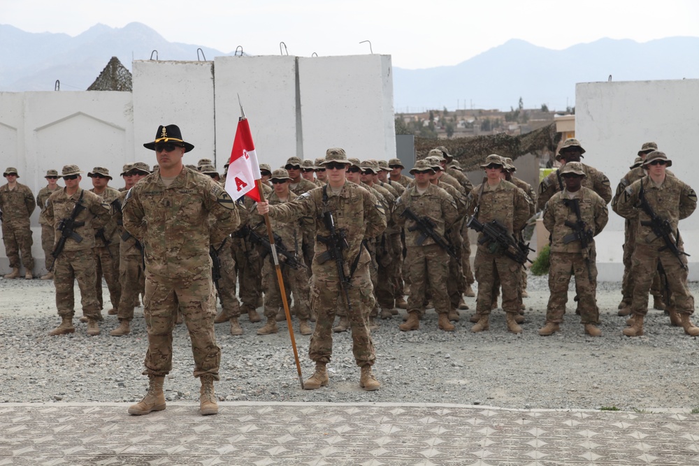 A Company, 2nd BN, 12th CAV Regiment change of command