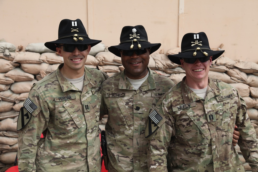 A Company, 2nd BN, 12th CAV Regiment change of command