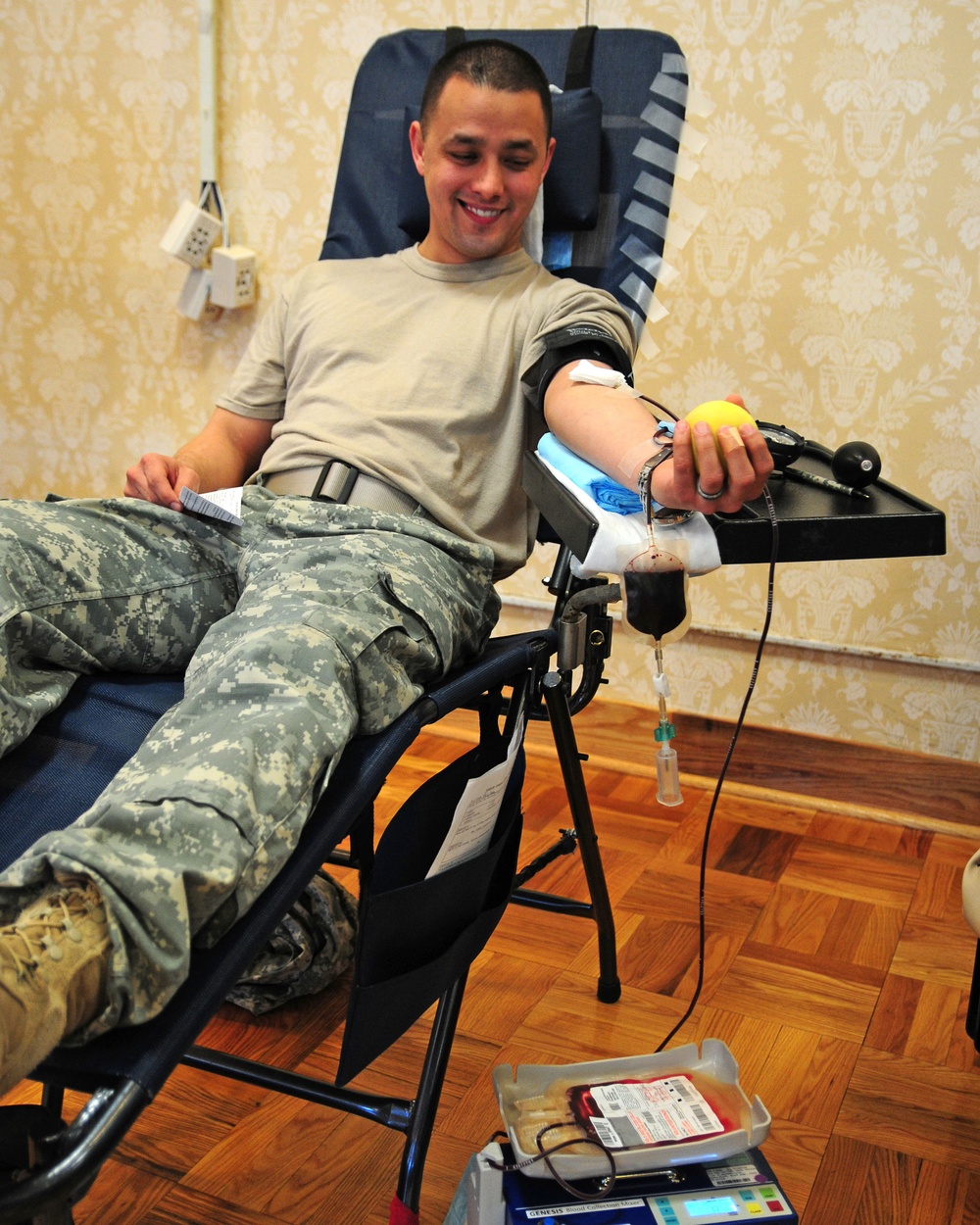 Old Guard supports blood drive