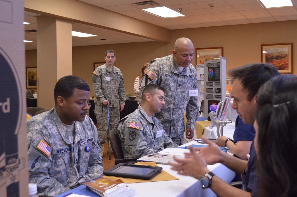 Wounded warriors receive medical screenings