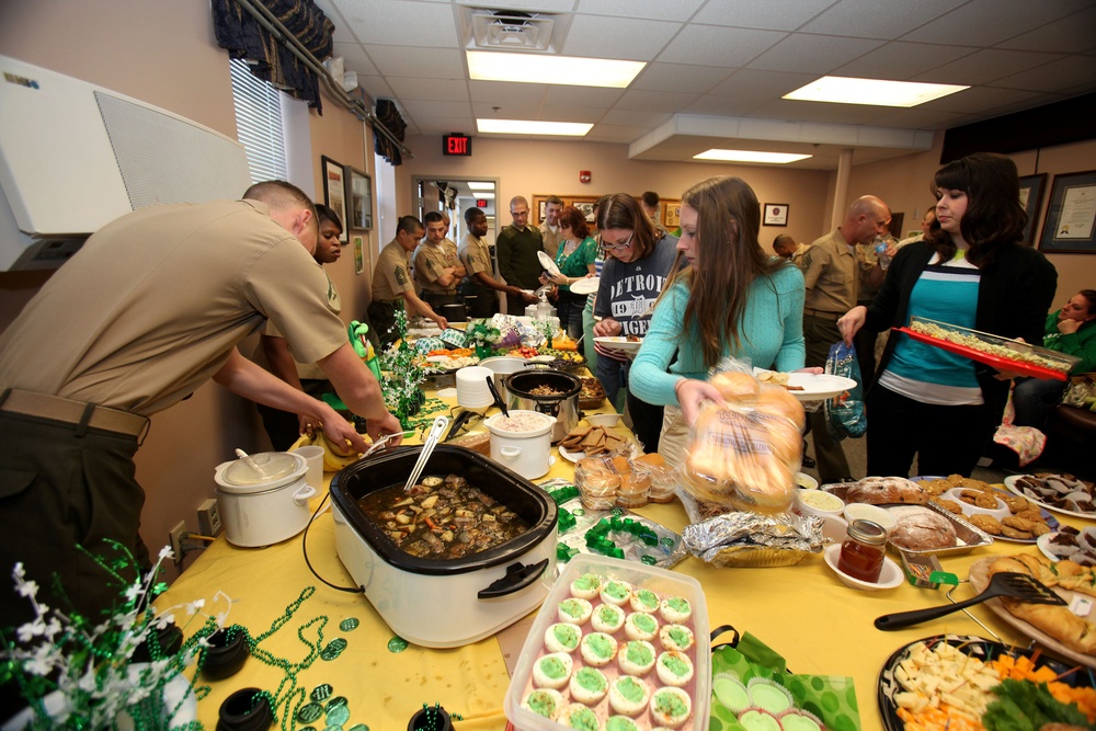 22nd MEU Celebrates St. Patrick's Day
