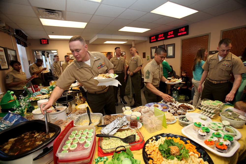 22nd MEU Celebrates St. Patrick's Day