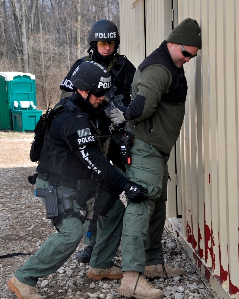 Noblesville Police Department’s elite conduct tactical training at Camp Atterbury