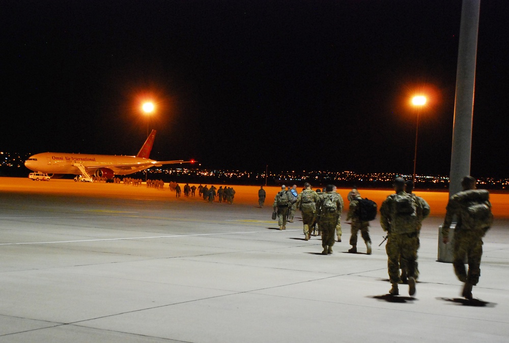 Final flight, 1AD CAB sends last group for OEF