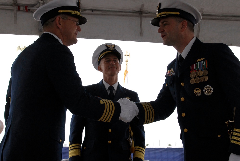 Coast Guard Cutter Bertholf change of command