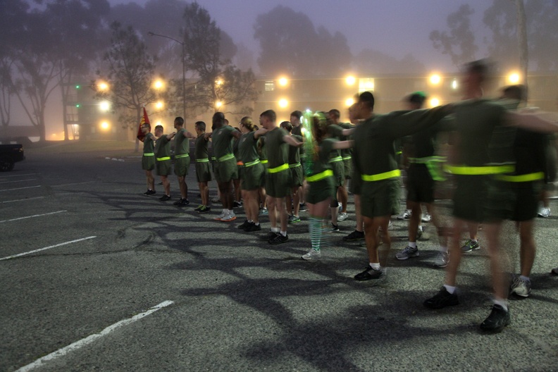 Headquarters Company St. Patrick's Day run