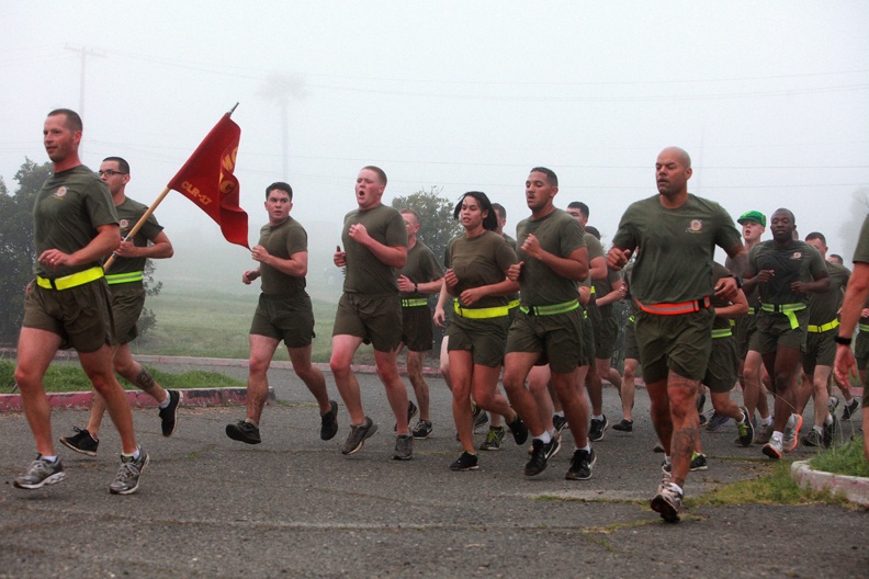 Headquarters Company St. Patrick's Day run