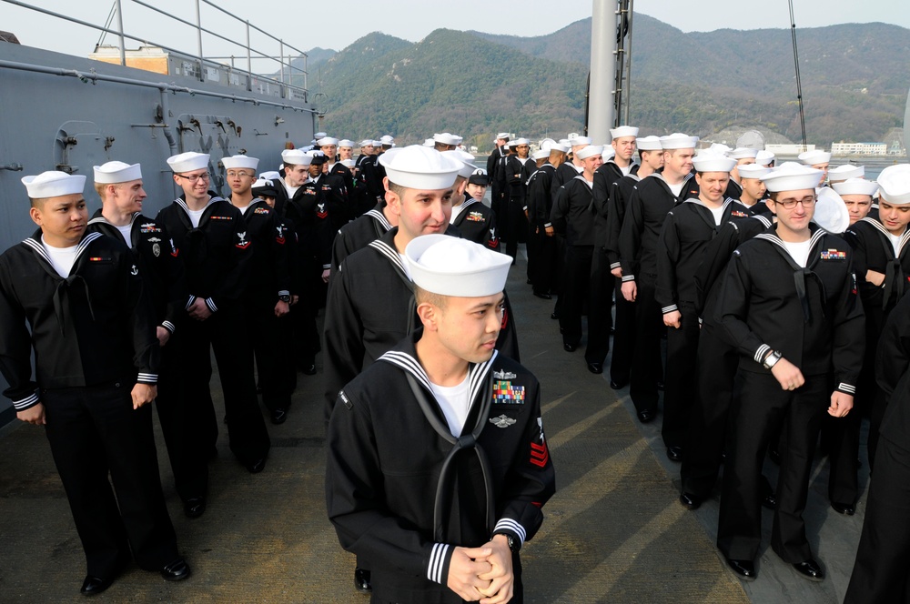 USS Blue Ridge operations