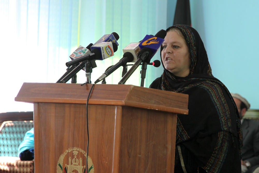 International Women's Day meeting in Khost province