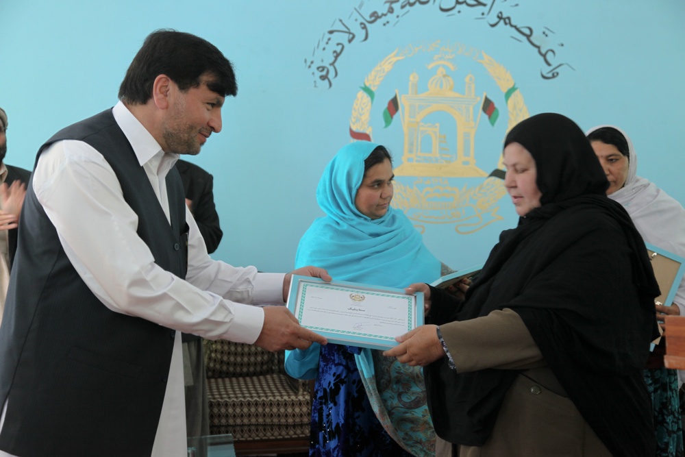 International Women's Day meeting in Khost province