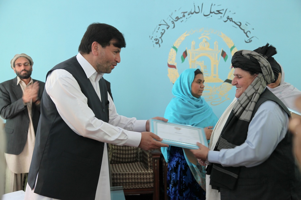 International Women's Day meeting in Khost province