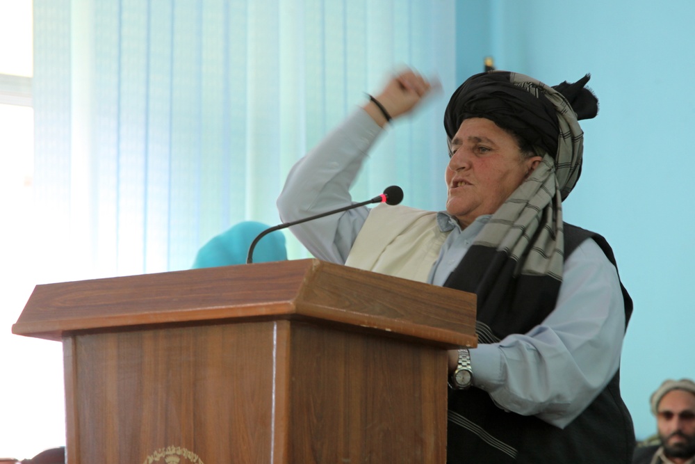 International Women's Day meeting in Khost province