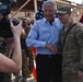 Secretary of Defense visits Forward Operating Base Fenty