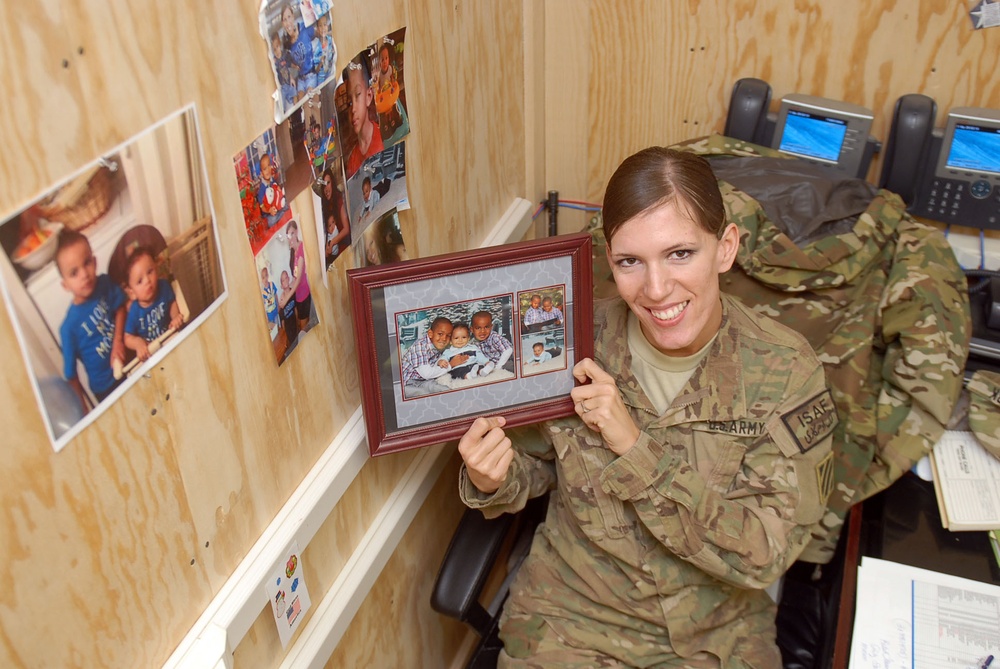 Staying involved with children, top priority for deployed soldier
