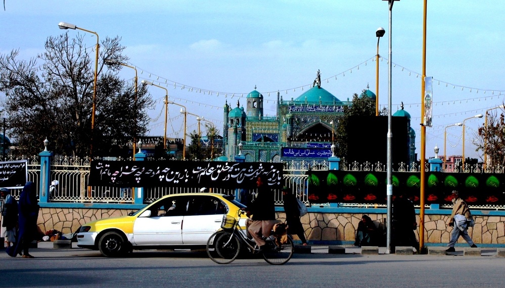 The Blue Mosque in Mazar-e Sharif is a national treasure