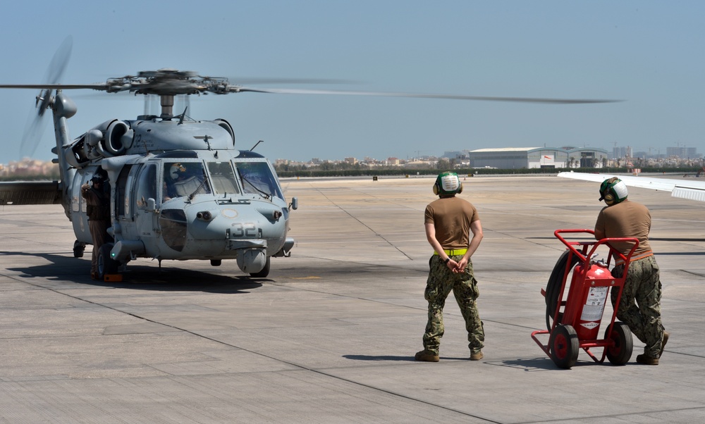 HSC-26 training flight