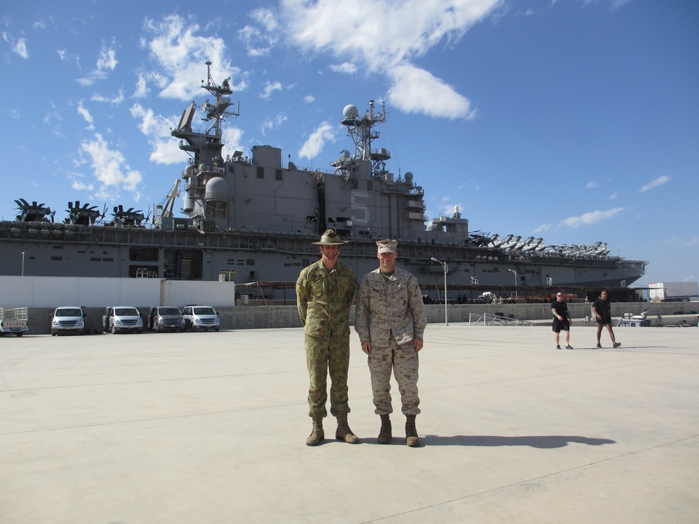 Australian officer assists in 15th MEU's planning, operations