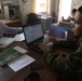 US sailors help organize files during Cambodia MEDEX 13-1