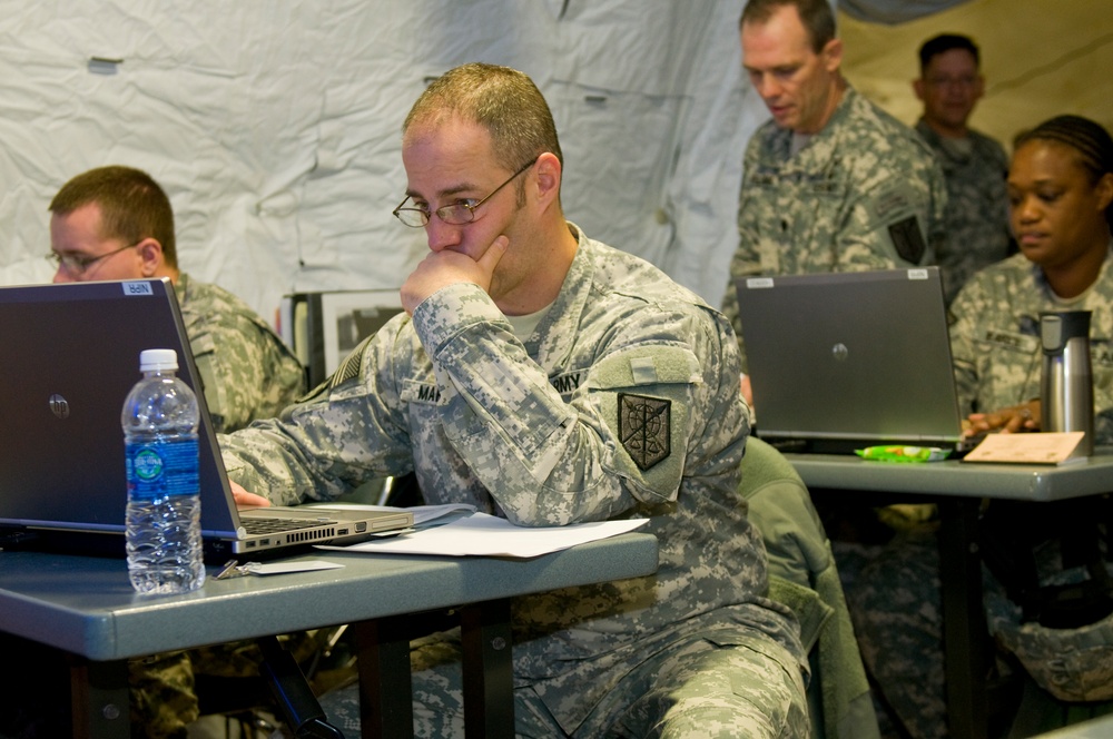 Reserve units train hard with active duty on Key Resolve exercise