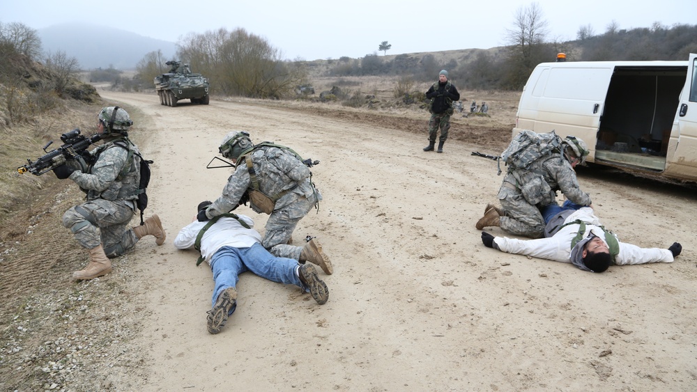 2nd Cavalry Regiment mission rehearsal exercise