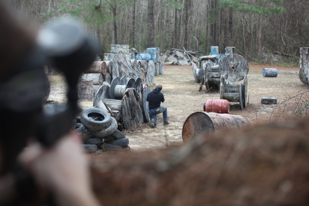 OAR teaches Marines through paintball